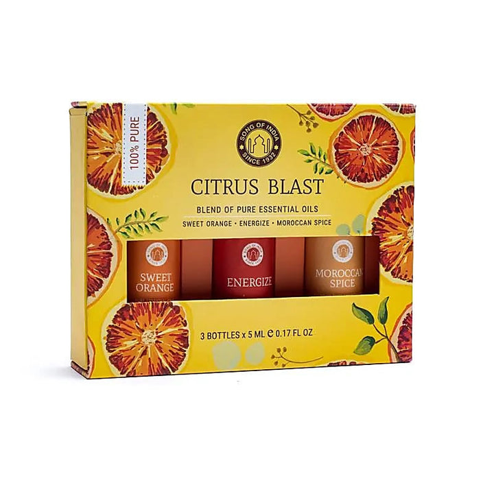 Song of India "Citrus Blast" eterinių aliejų rinkinys