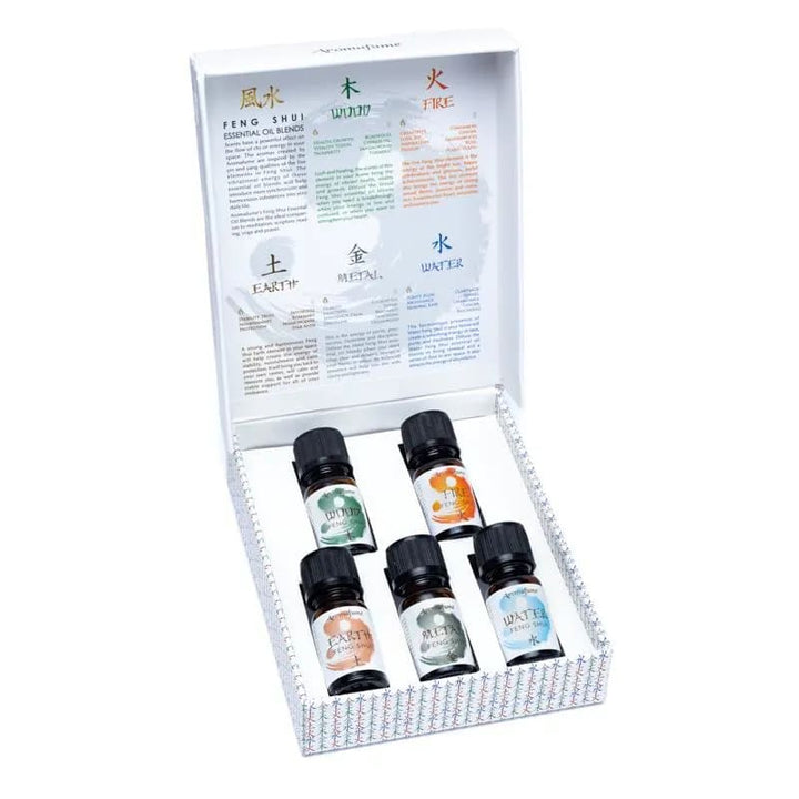 Aromafume Feng Shui 5 elementų eterinių aliejų rinkinys