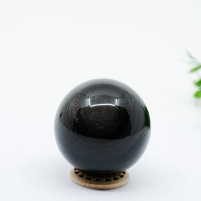 Sidabrinio Obsidiano sfera 227g