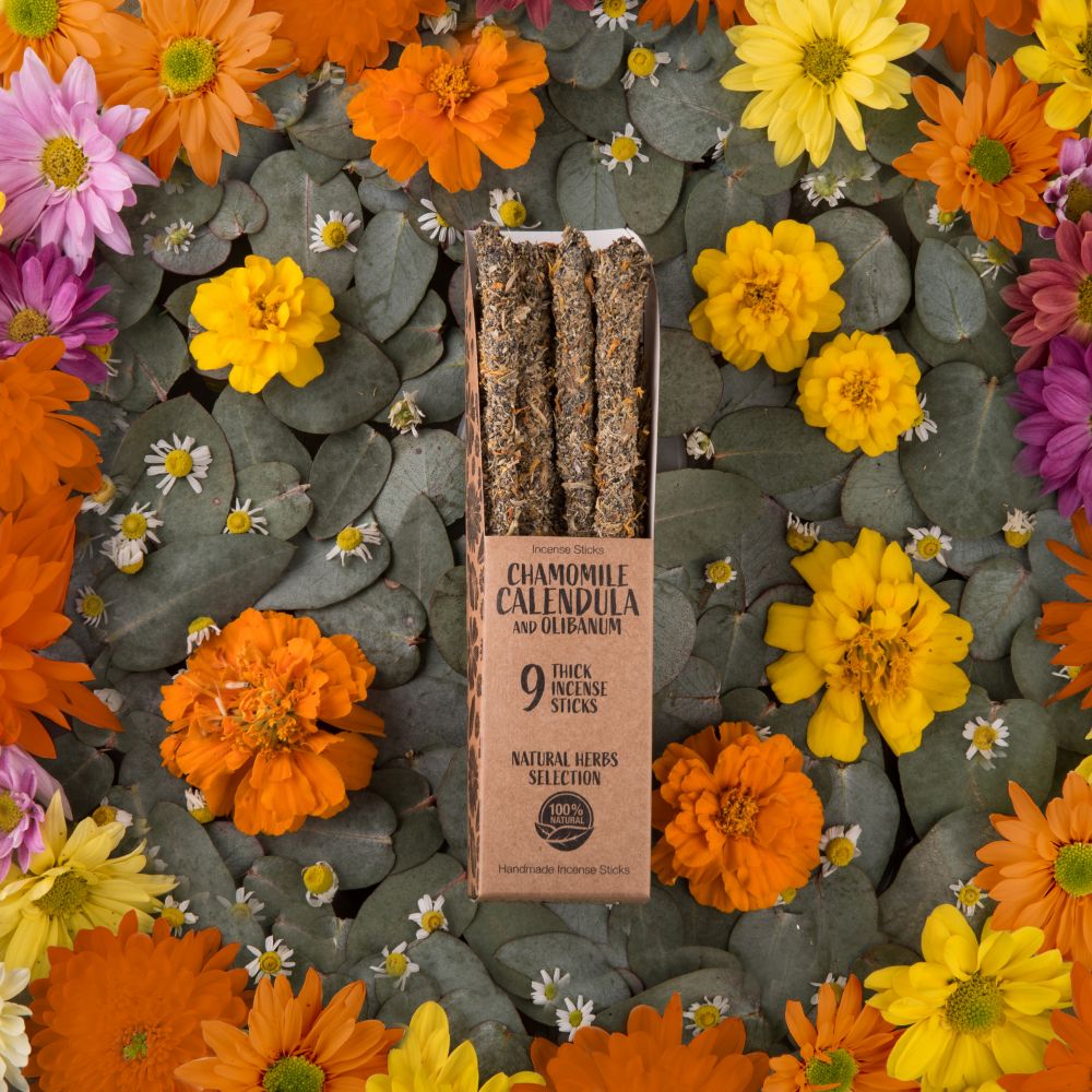 Sagrada Madre Chamomile, Calendula, Olibanum