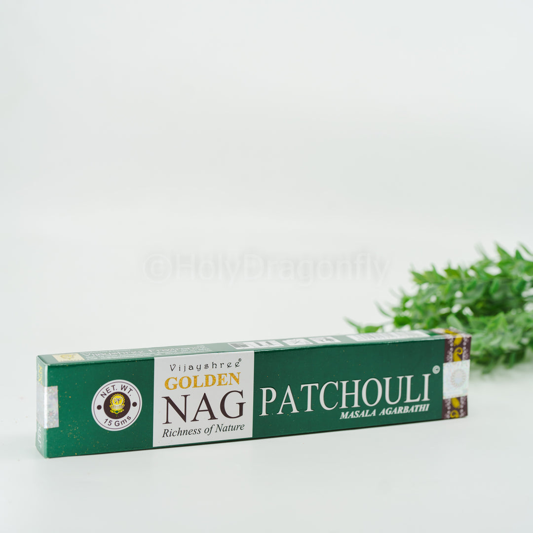 Golden Nag Patchouli smilkalai